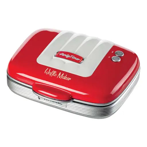 Ariete AR1973 Retro Waffle Maker Red