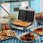 Ariete AR1973 Retro Waffle Maker Red