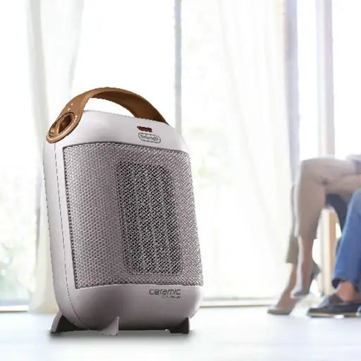 Delonghi HFX30C18.IW Capsule 1800W 2 Settings Ceramic Portable Fan Heater