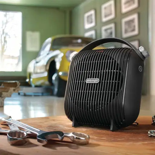 Delonghi HFS30C24.DG 2400w Fan Heater Capsule Hobby Portable Heater Black