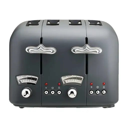 Delonghi CT04.GY Argento  4 Slice Toaster - Grey