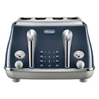 Delonghi CTOC4003.BL 4 Slice Icona Capitals Toaster London Blue