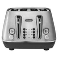 Delonghi CTI4003.M 4 Slice Distinta X  Toaster Stainless Steel