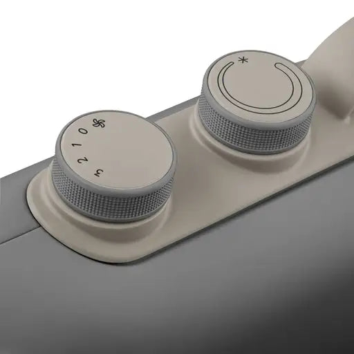 Delonghi HFS70B24.GY 2400W Fan Heater In Grey