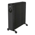 Igenix IG2626BL 2.5Kw Digital Control Oil Filled  Radiator- Black