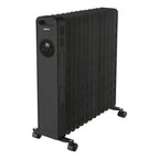 Igenix IG2626BL 2.5Kw Digital Control Oil Filled  Radiator- Black