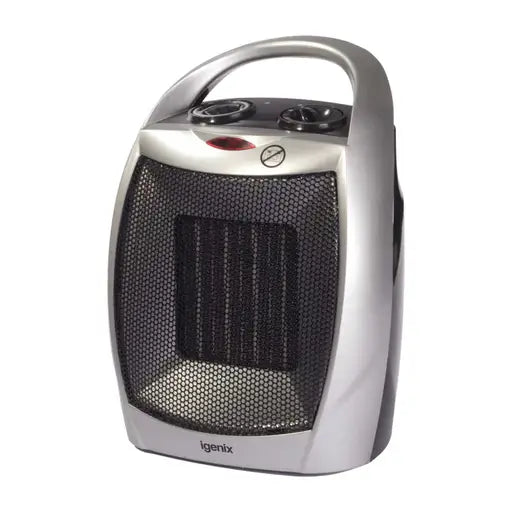 Igenix IG9030 1800W PTC Ceramic Fan Heater Silver