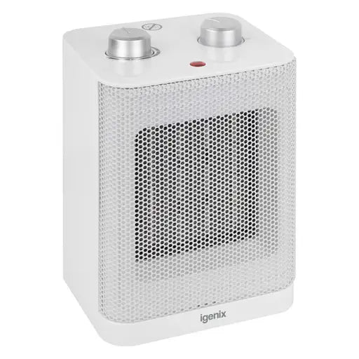 Igenix IGHF06278W Mechanical 1500W PTC Fan Heater White