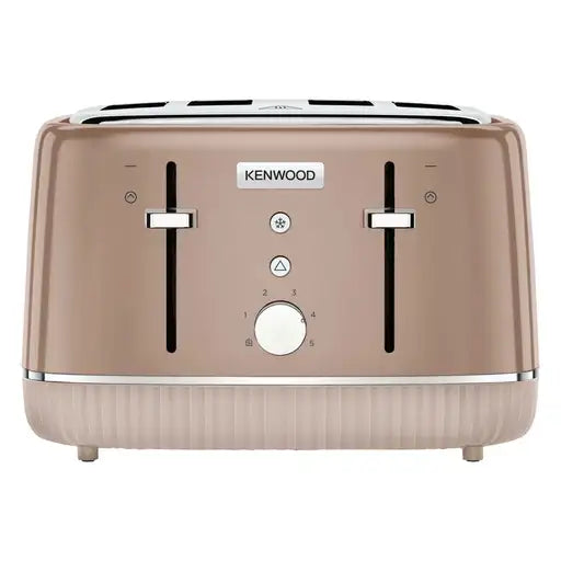 Kenwood TFP10.A0BW Elegancy Collection 4 Slot Toaster |Mocha