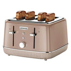 Kenwood TFP10.A0BW Elegancy Collection 4 Slot Toaster |Mocha
