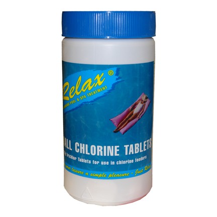 1kg Relax Chlorine Tablets