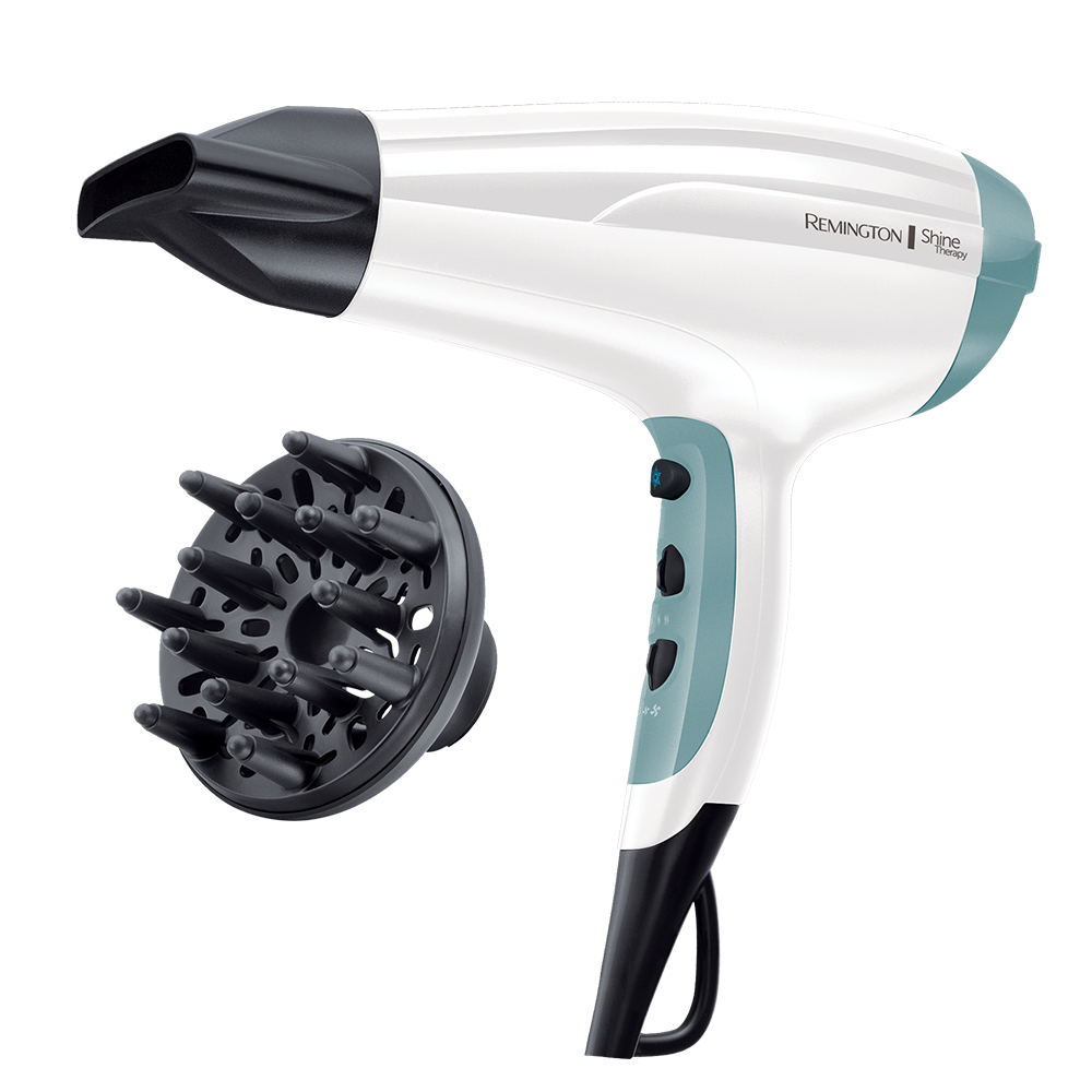 Remington Shine Therapy D5216 Hair Dryer2300W - White & Teal