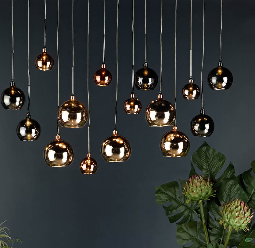 Pendant lighting at Romerils