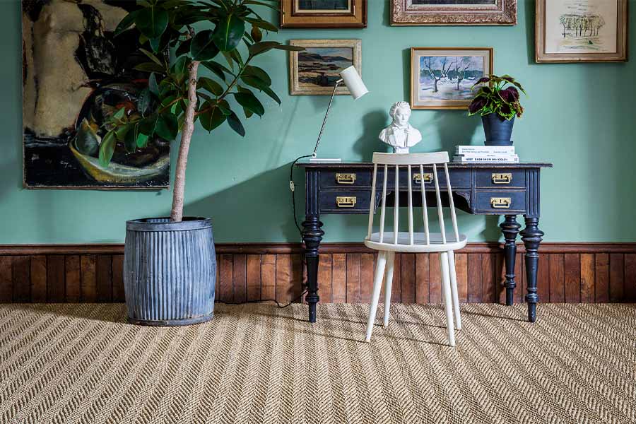 Alternative Flooring – Seagrass Herringbone Carpet