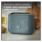 Kenwood TCP06.000GY Ripple 2 Slice Toaster - Storm Blue