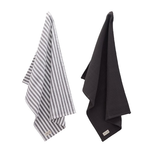 Stellar Textiles STE12G  - Tea Towel 2pk- Grey