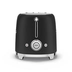 Smeg 50's Style Retro TSF01BLMUK 2 Slice Toaster - Matte Black