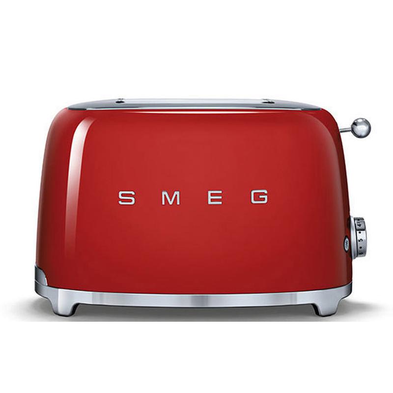 Smeg 50's Style Retro TSF01RDUK 2 Slice Toaster - Red