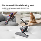 Dyson V8ABS-2023 Cordless Stick Vacuum Cleaner - 40 Minutes Run Time - Silver/Yellow