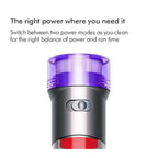 Dyson V8ABS-2023 Cordless Stick Vacuum Cleaner - 40 Minutes Run Time - Silver/Yellow
