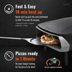 Witt Etna Fermo Pizza Oven 16" - Black