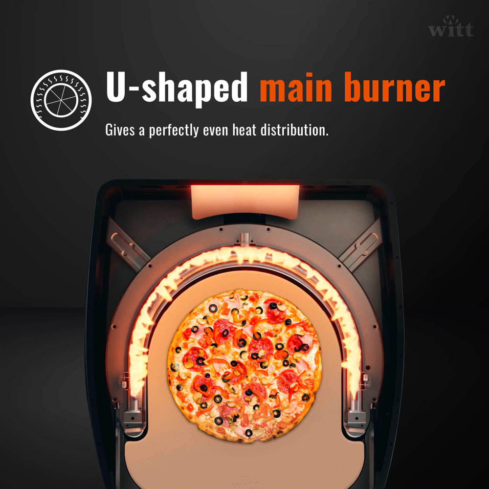 Witt Etna Fermo Pizza Oven 16" - Graphite