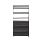 Nova <br> Titan 1m Aluminium Side Wall With Adjustable Louvres for 3m Titan Pergola - Grey