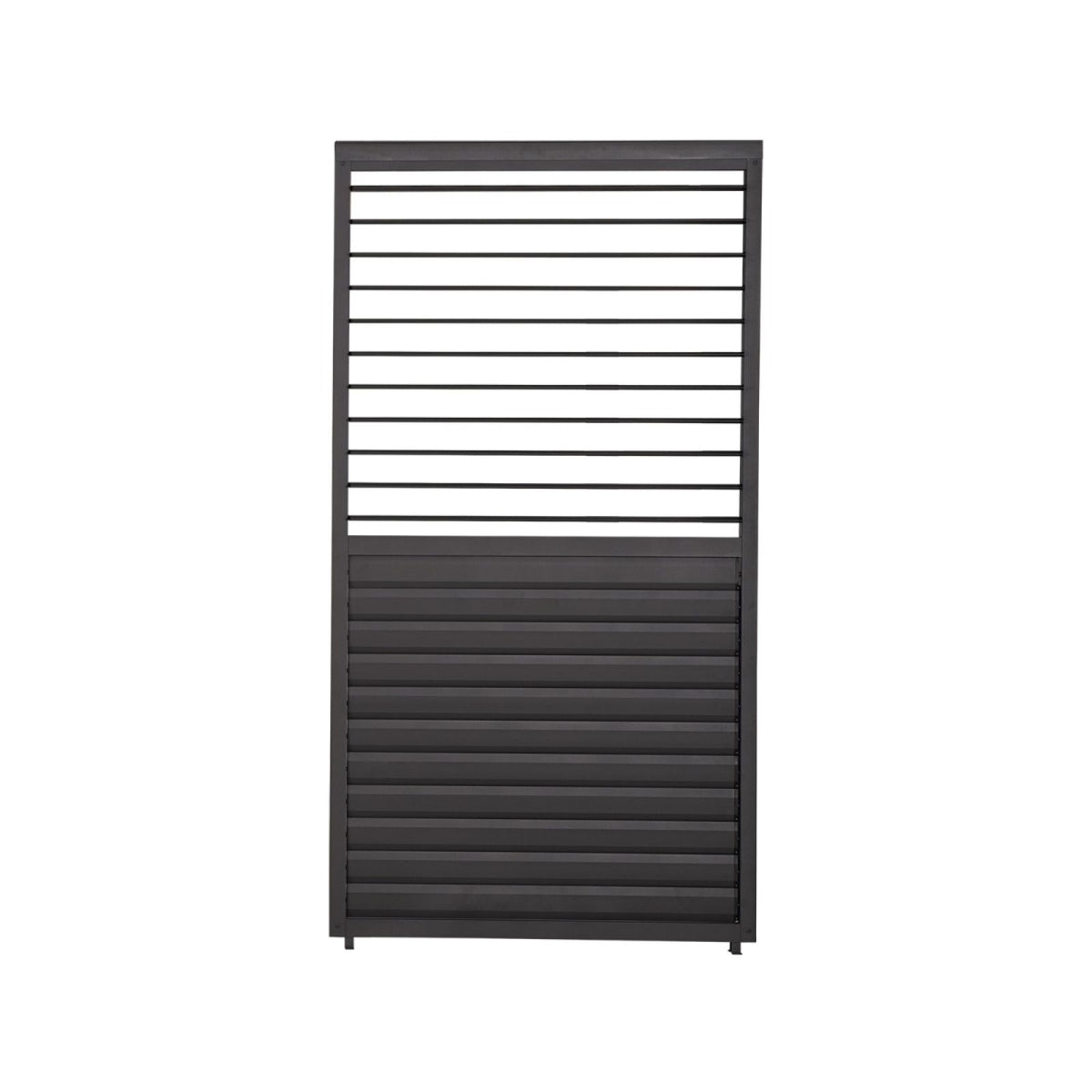 Nova <br> Titan 1m Aluminium Side Wall With Adjustable Louvres for 3m Titan Pergola - Grey