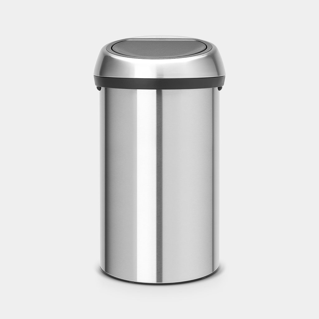 Brabantia 60Ltr Touch Bin Matt Steel 107962 Romerils