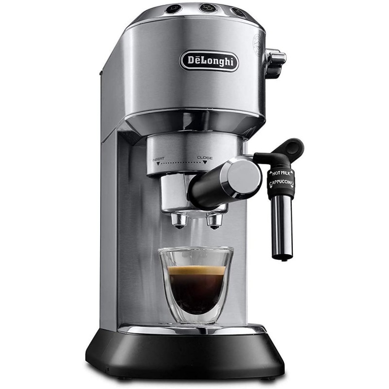 DeLonghi Dedica EC685M Coffee Machine - Silver - Romerils