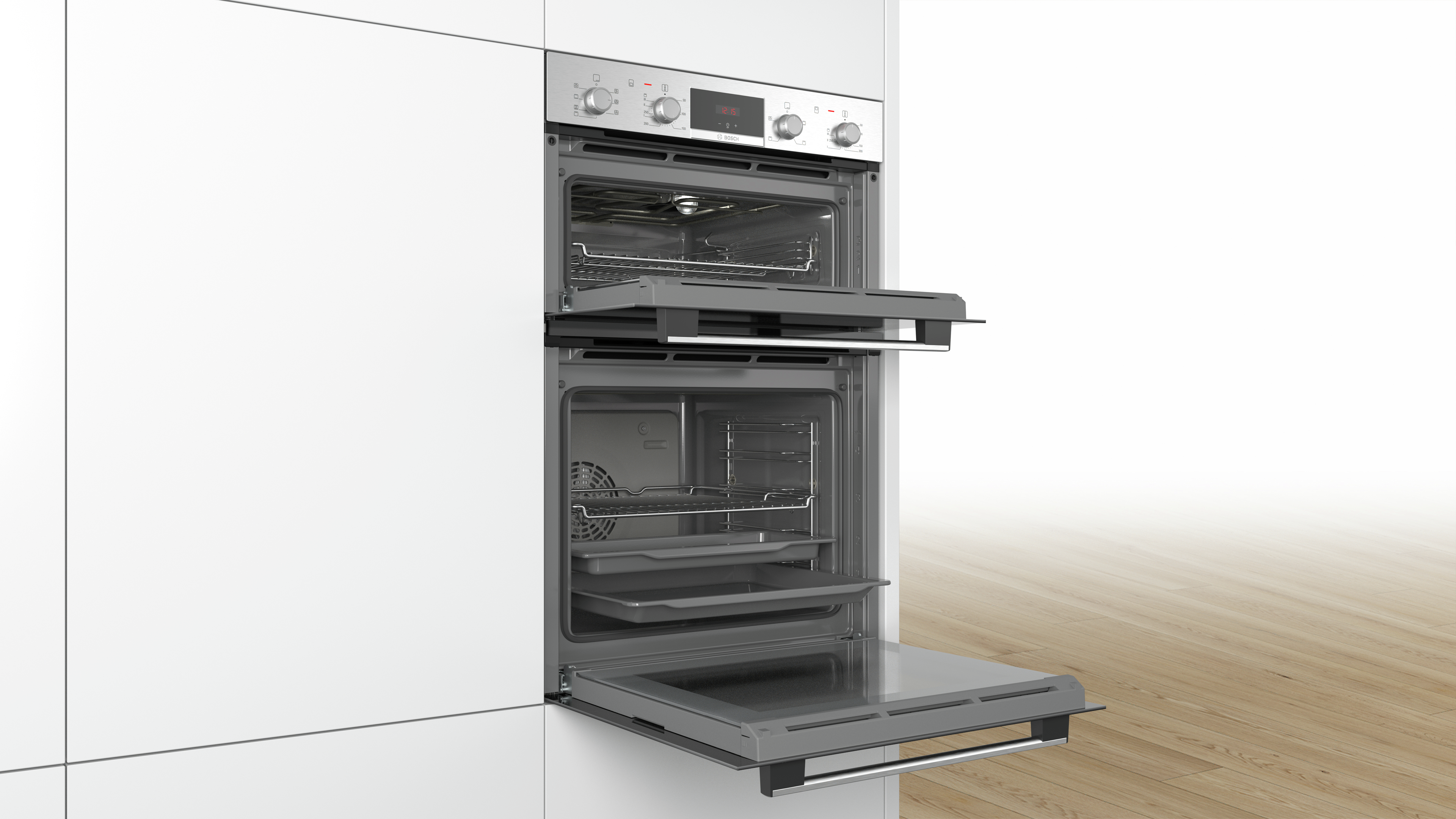 Bosch serie 4 mbs533bs0b built in double oven online