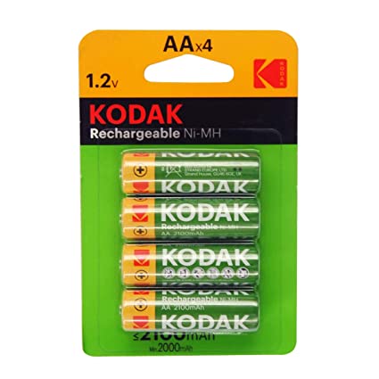 4x Piles Rechargeables Kodak Ready to Use AA