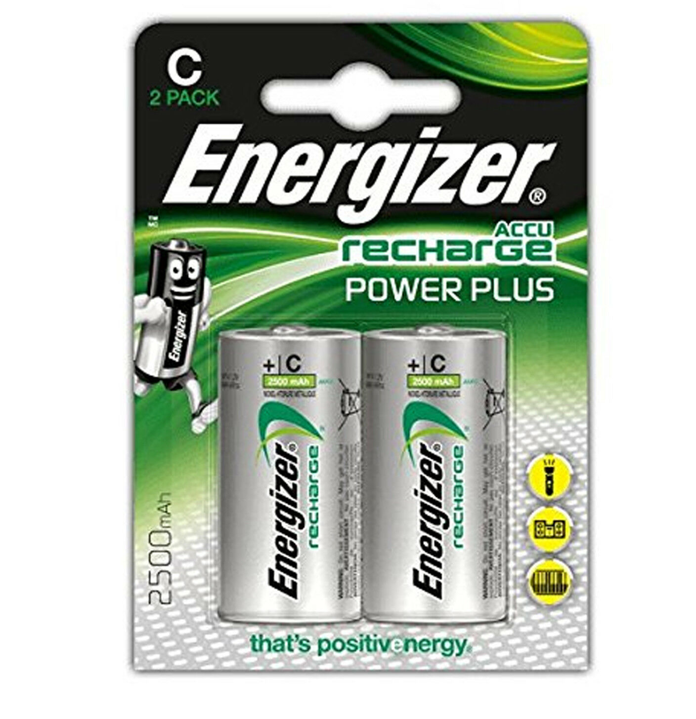 Slikke Klinik Ordliste Energizer Rechargeable 2 x C (LR14) Batteries - Romerils Jersey