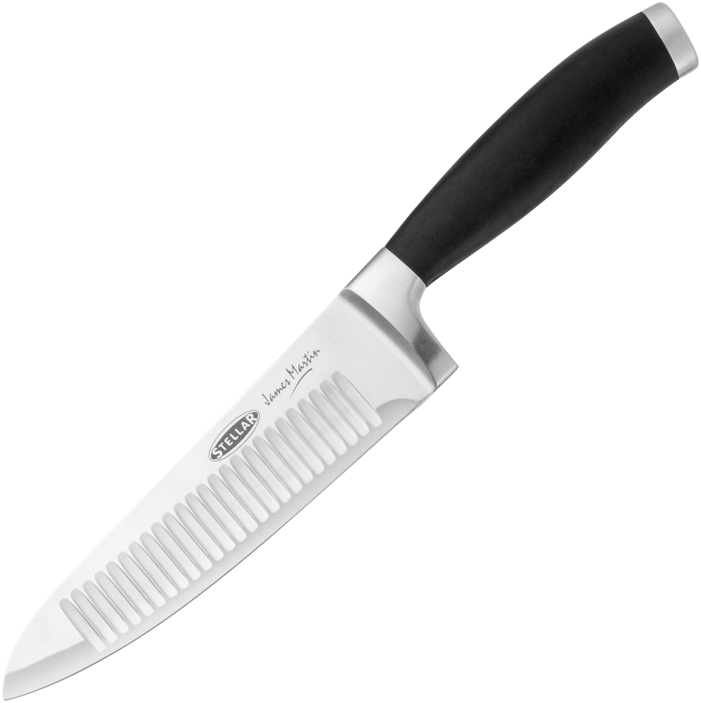 Stellar James Martin 15cm Scalloped Chefs Knife IJ41 Romerils Jersey