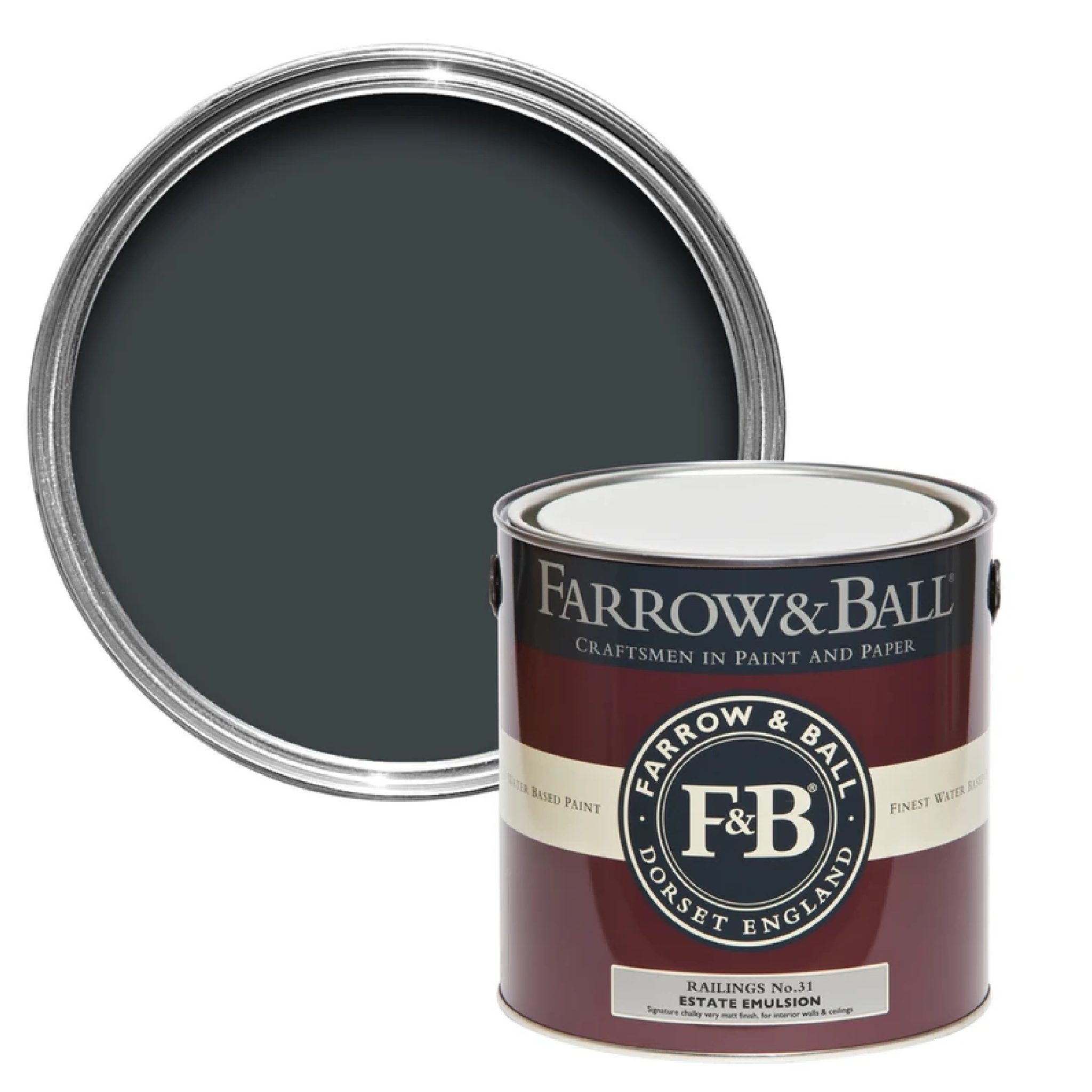 Farrow & Ball Railings No. 31 Romerils
