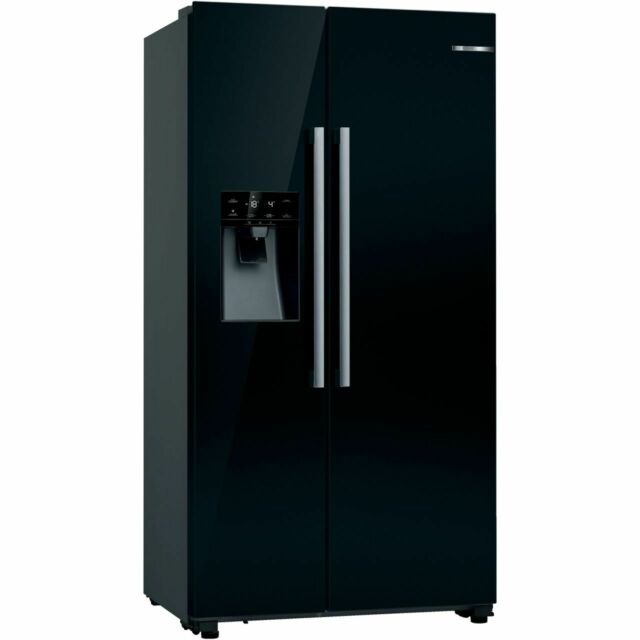 Bosch Kad93vbfpg Serie 6 American Side By Side Fridge Freezer With Ice Water Dispenser Black Romerils