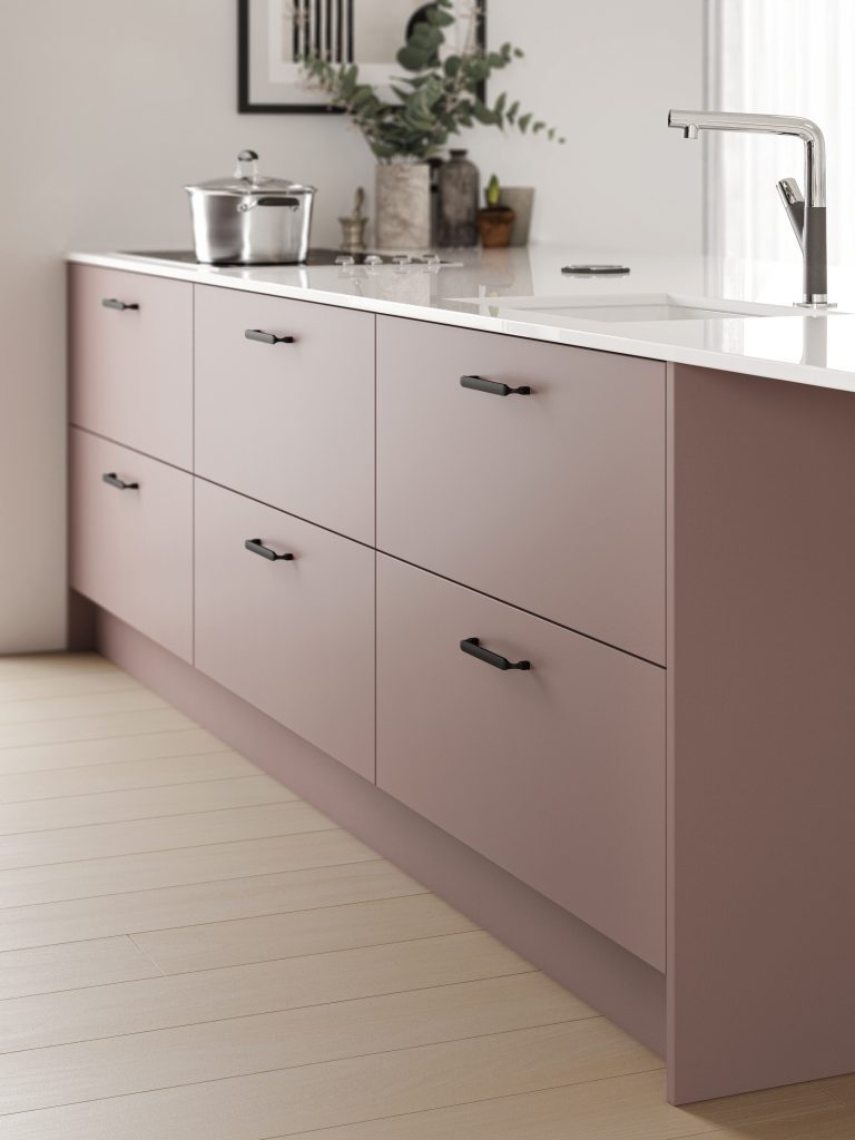 Alta Anthracite & Dusky Pink Detail 2