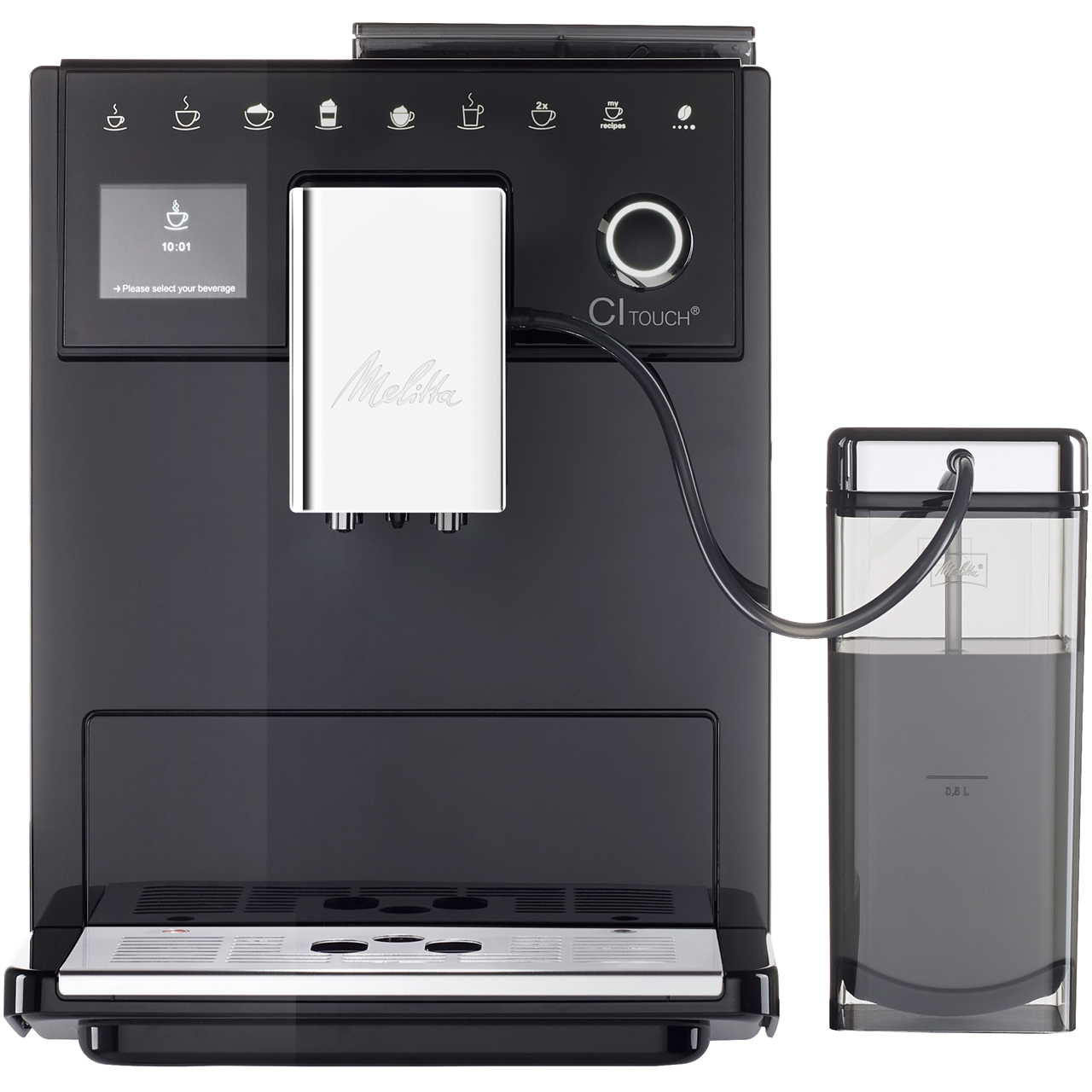 Melitta 6761411 CI Touch Silver Bean To Cup Coffee Machine Black