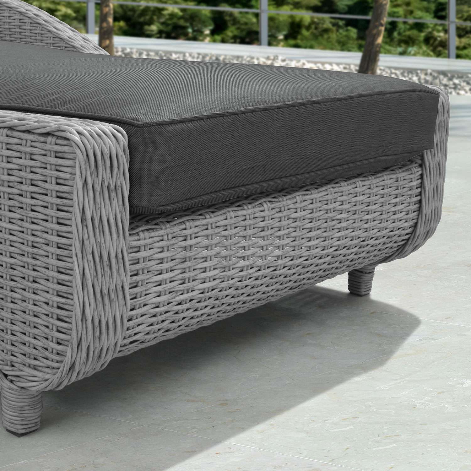 Nova Heritage Madison Sun Lounger Set White Wash Romerils