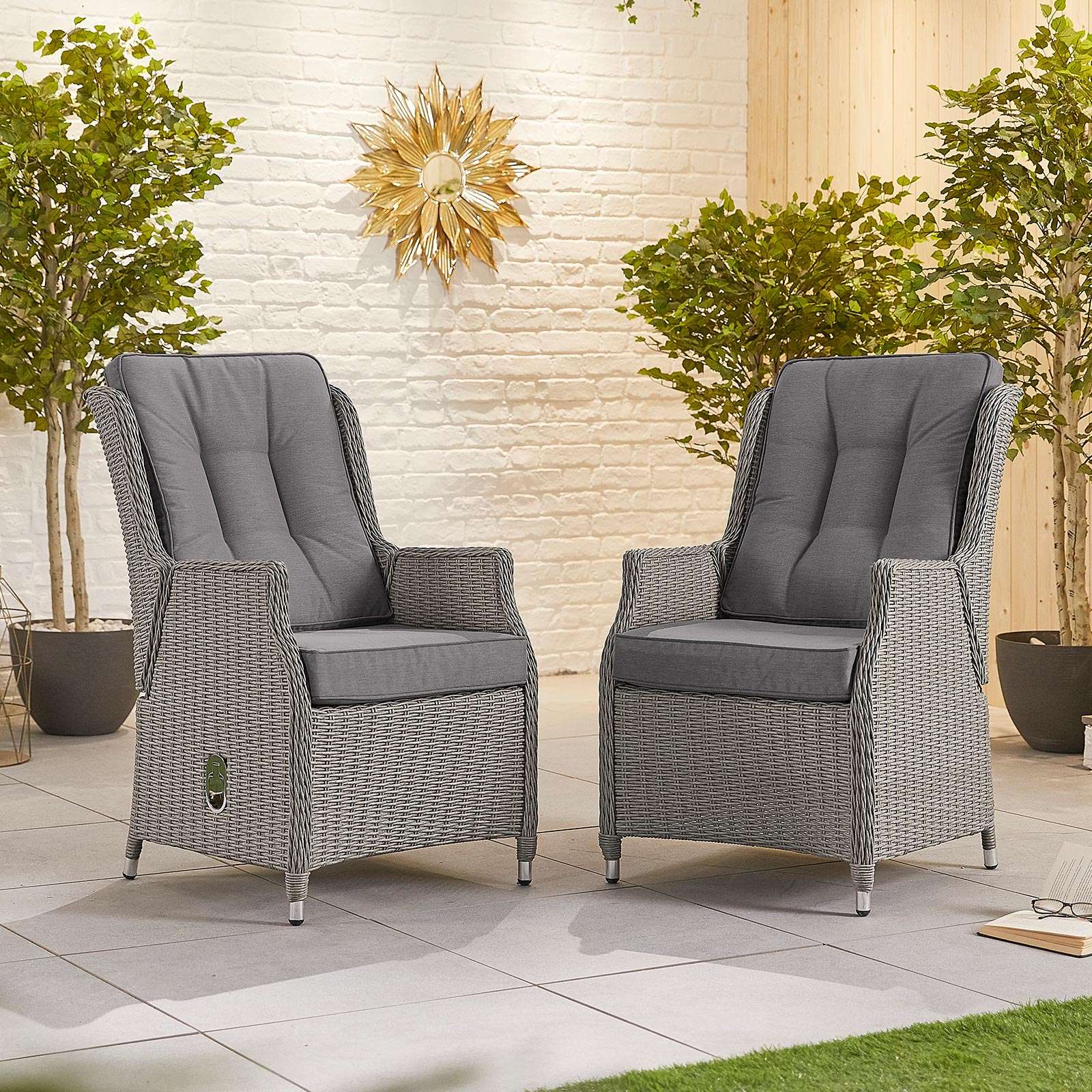 Nova Heritage Carolina Dining Chairs Pair White Wash Romerils Jersey