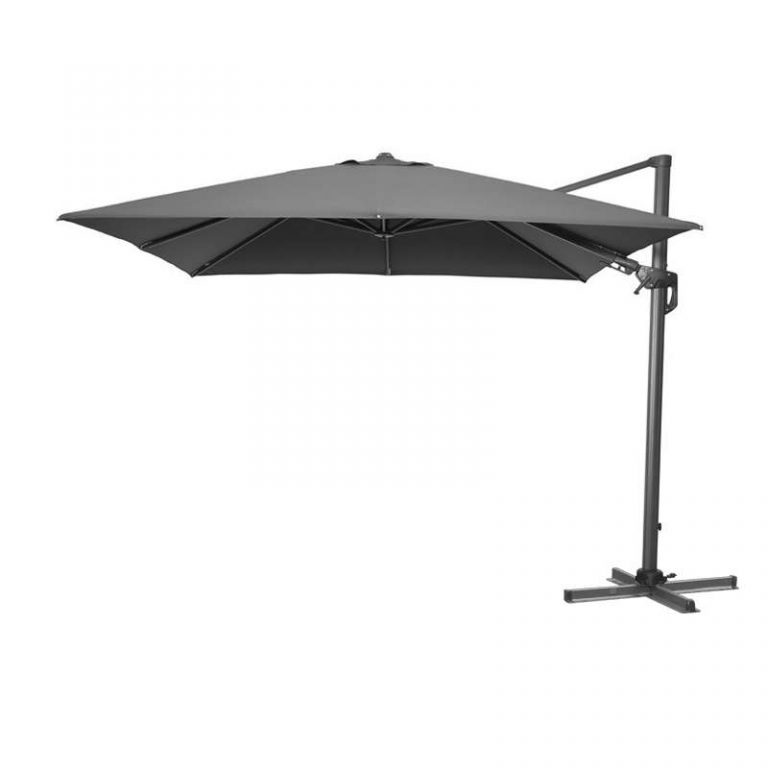 Nova Genesis Cantilever Parasol 3m Square Grey Romerils