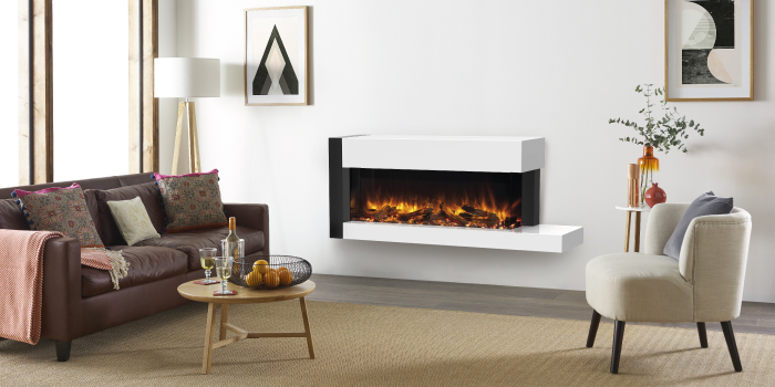 Gazco eReflex 110W Trento Centre Outset Electric Fire - Romerils Jersey