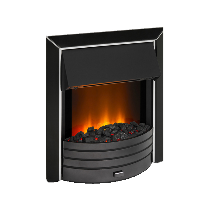 Dimplex - Freeport Black Nickel Optiflame Electric Inset Fire - Romerils