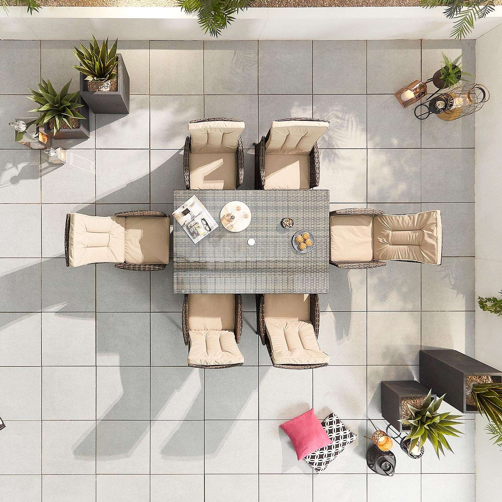 Ruxley 6 online seat dining set