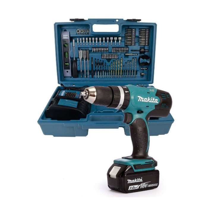 Makita DHP453 Combi Drill With 1 x 3 