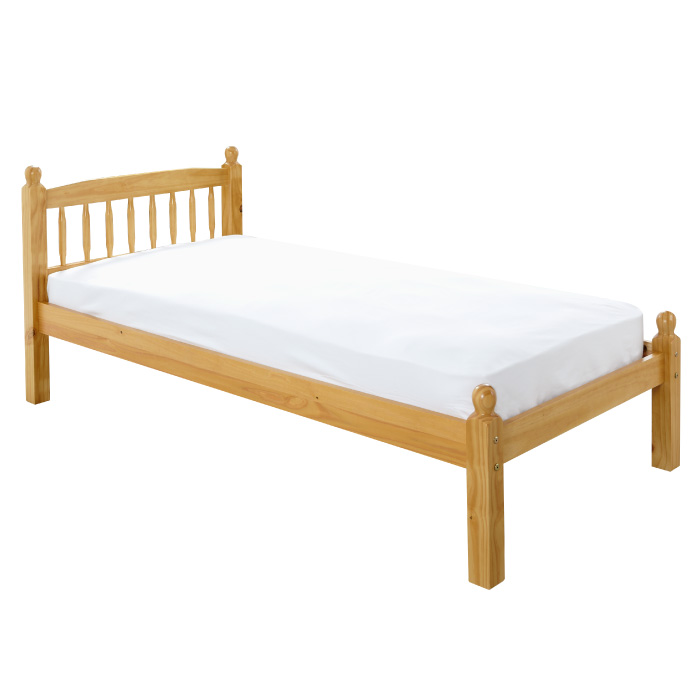 Dorset Pine Bed Frame Pine Finish Double 4'6 Romerils