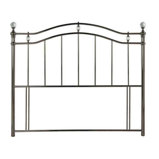 Sidmouth Metal Headboard Black Nickel King 5'0 Romerils