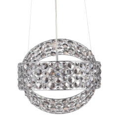 Alternative view of Saxby Touch Table Lamp Satin Chrome GlassSatin Chrome