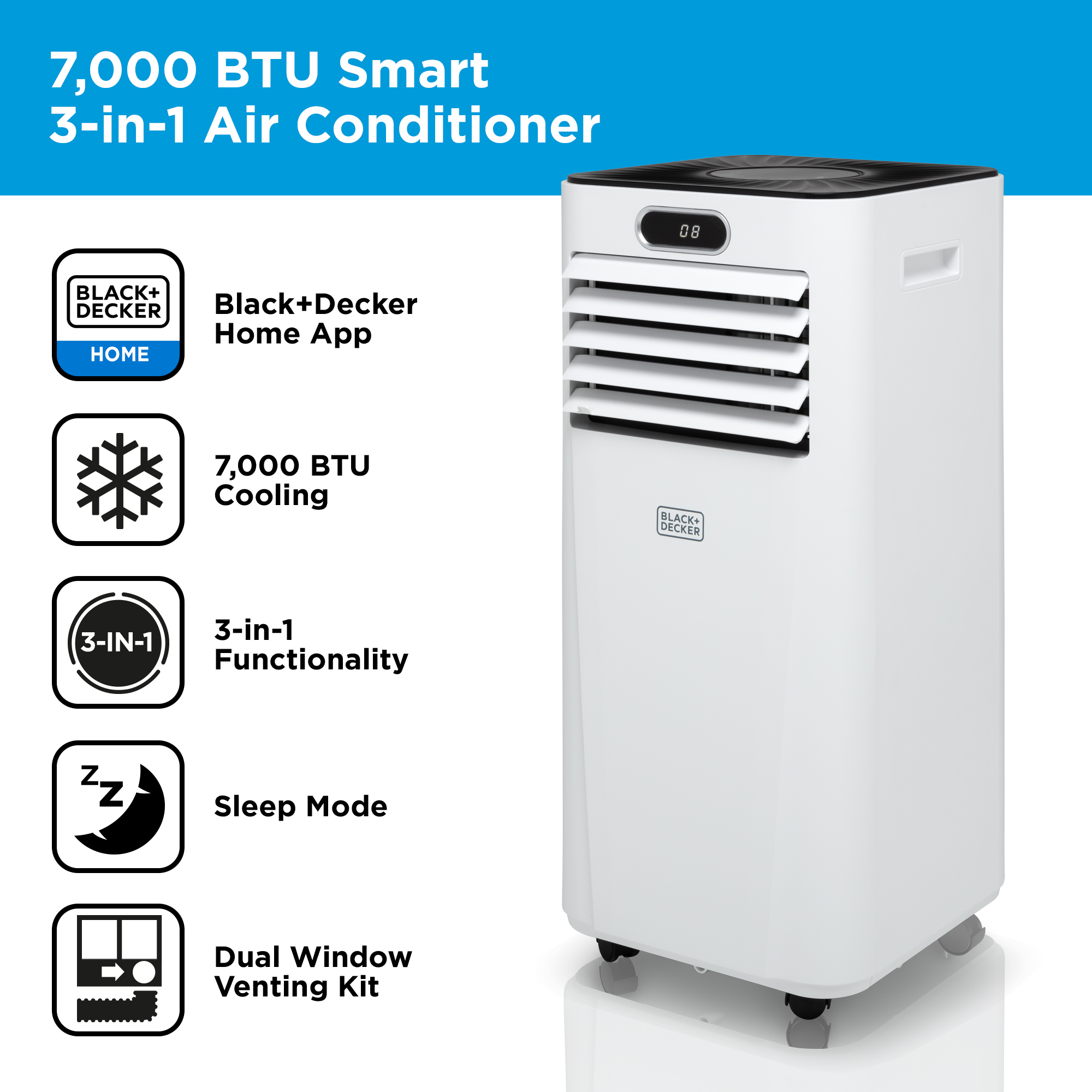 Black & Decker BXAC40011GB Air Conditioner - Portable 12000 BTU
