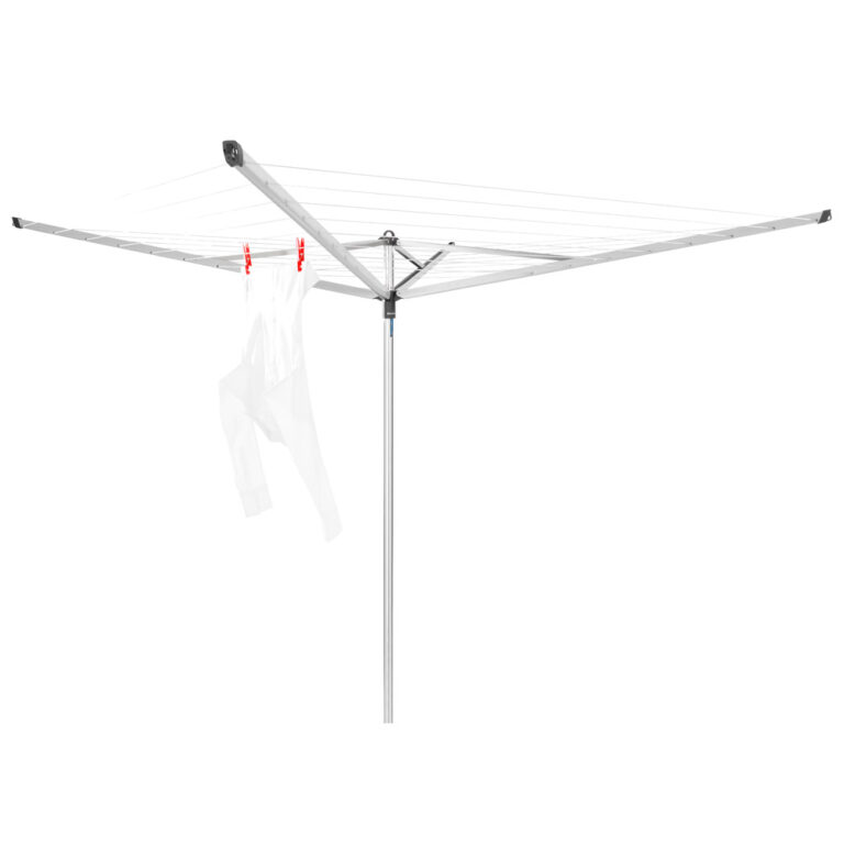 Brabantia Rotary Dryer Essential 40m Metallic Grey (Free Soil Spike and